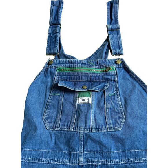 Liberty Overalls Green Tag Denim Size 56 X 30 XXL - Picture 2 of 13
